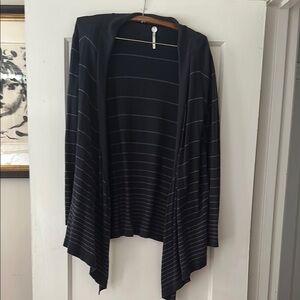 Margaret O’Leary 100% Cotton Navy Stripe Tunic Sweater